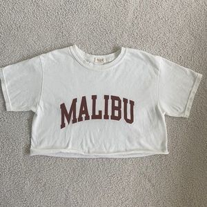 Brandy Melville by PacSun Malibu Cropped Tee